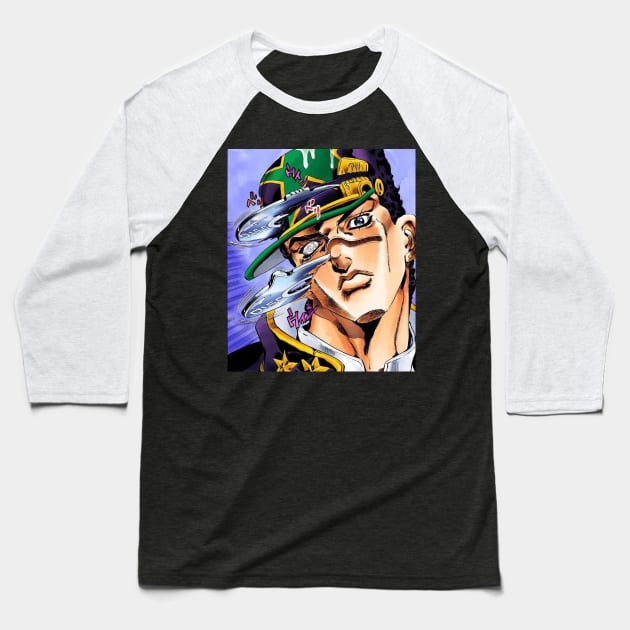 Stand Disc jotaro Baseball T-Shirt by gonzo1026